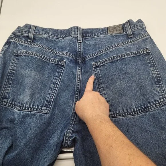 SILVERTAB LEVI'S Men's Jeans SZ 38x34 Y2K VINTAGE Baggy Fit *READ